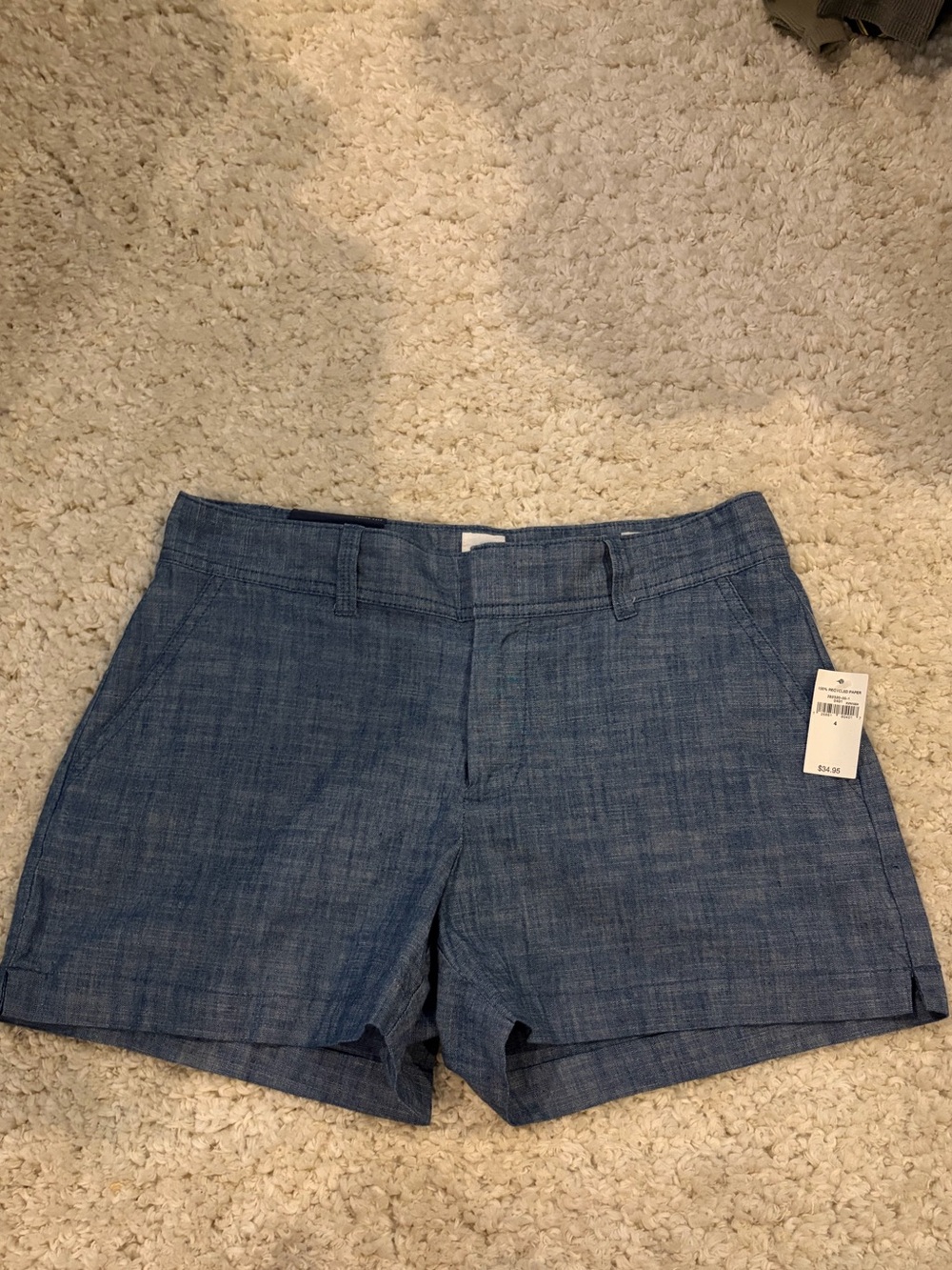 GAP Chambray Blue Women's Shorts